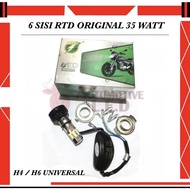 ORIGNAL RAYTON RTD 6-SIDED MOTORCYCLE LED LIGHT M06E RTD ORIGINAL 35 WATT | H6 6-SIDED AC DC ORIGINA