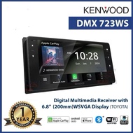 KENWOOD DMX723WS 6.8 INCH 200mm WIRELESS APPLE CARPLAY & ANDROID AUTO CAR DIGITAL MULTIMEDIA PLAYER 
