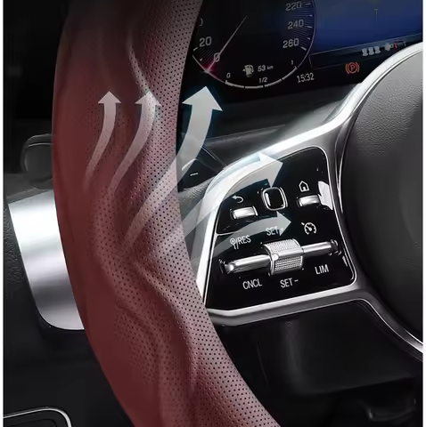 Universal PU Leather Car Steering Wheel Cover For land cruiser 100 honda fit gk3 toyota corolla e150