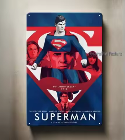 1f,The Movie Metal Poster Tin Sign - 20x30cm Collectable Plate