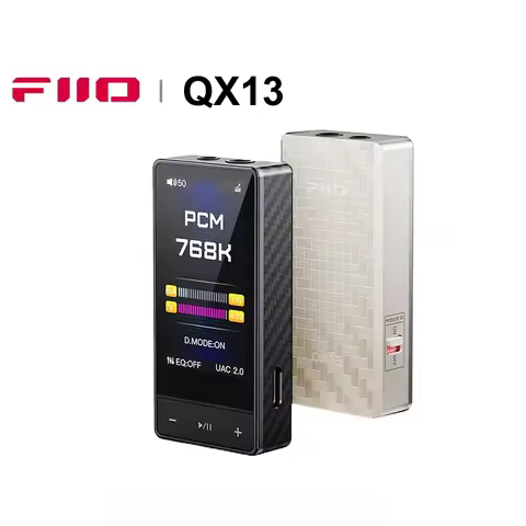 FiiO QX13 HIFI Portable Headphone Amplifier AMP Hi-res Desk TOP-grade Decoder USB DAC ES9027PRO DSD5