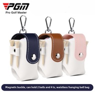 PGM QJ008 Golf Waist Bag Clip Men's and Women's Portable Ball Cover Magnetic Buckle Storage Bag Hang