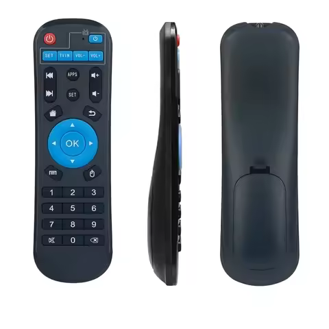 Replacement Remote Control Compatible with MXQ-4K MXQ H96 Pro T9 X96 Mini T95Z Plus Smart TV Box Med