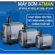 Máy bơm nước bể cá atman 101s 102s 103s 104s chuyên dùng cho hồ cá cảnh giảm ồn tiết kiệm điện