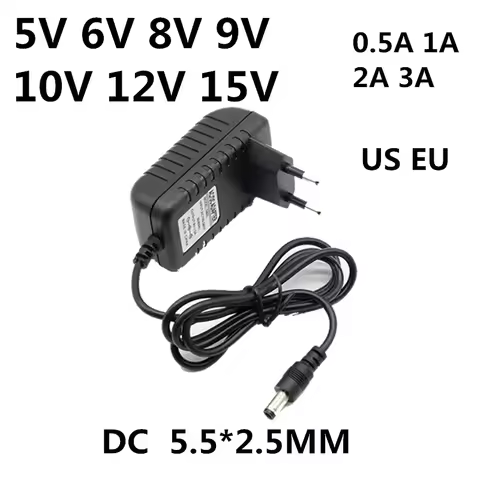 AC 110-240V DC 5V 6V 8V 9V 10V 12V 15V 0.5A 1A 2A 3A Universal Power Adapter Supply Charger adaptor 