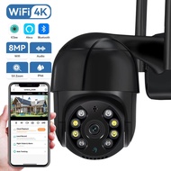 Wifi Ip Camera 4k Hd 5mp Surveillance Camera Icsee 4x Digital Zoom H.265 1080p Outdoor Wireless Secu