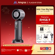 Amgras MetaHeld Fan Max portable handheld fan cooling ultra-high speed turbo fan 100-speed adjustmen