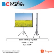 MyScreen 70" Tripod Screen 70x70 inches (172 x 172 cm)