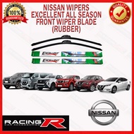 EXCELLABS Wiper for Nissan {Almera, Juke, Navara, NV350, Terra.}