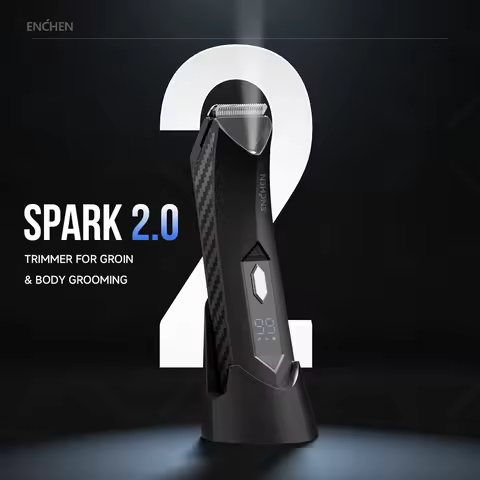 ENCHEN SPARK 2 Trimmer For Groin &Body Grooming With Skin-safe Blade Digital Display Screen100% Wate