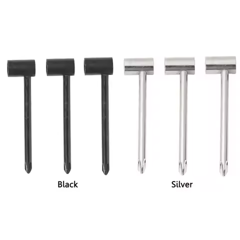 3pcs Iron Guitar Adjustment Hexagonal Socket 7/8/6.35mm Truss Rod Wrench for Taylor Guitar Repair To