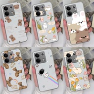 For Xiaomi Redmi Note 13 Pro+ 5G Phone Case Fashion Cartoon Pattern Soft Silicone TPU Back Cover For Xiaomi Redmi Note13 Pro Plus 5G New Design High-quality Clear Shell