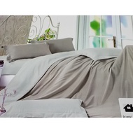 4in1 Bedsheet 2 tone plain.(QUEEN SIZE)