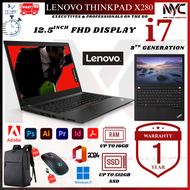 Laptop  i5 8TH - 7th Gen | Lenovo ThinkPad T490 - T470 - X280 | 16GB RAM | 512 SSD |1-Year Warranty