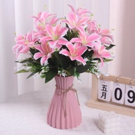 Minicart Artificial Lily Flowers 7 Branches 7 Flowers - 24T193