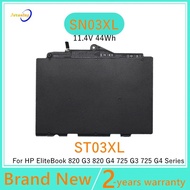 11.4V ST03XL SN03XL Laptop Battery for HP EliteBook 725 820 G3 G4, HSTNN-UB6T HSTNN-DB6V HSTNN-I42C/