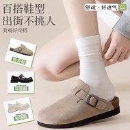 [Hot Sale] Pure Cotton Socks Women Anti-Pilling Deodorant Pile Socks Boneless Mid-Tube Women's Socks