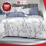 7IN1 Cadar Comforter Set Exclusive Design 1000 Thread Count Bedsheet Queen & King Size | Ready Stock