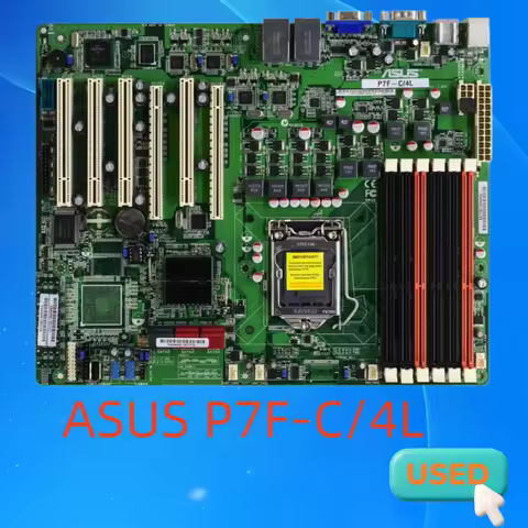 ASUS P7F-C/4L server Motherboard LGA 1156 DDR3 32GB ATX Intel Core i7-800 Xeon 3400 series cpu