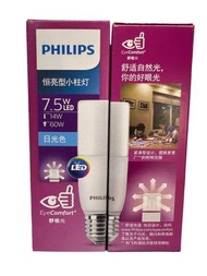 飛利浦 - PHILIPS LED 柱膽 7.5W E27 6500K(2件裝)