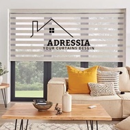 READY STOCK  Zebra Blind / Langsir Bidai Korea / Height 6 Feet / Free Screw & Wall Plug Blind Window