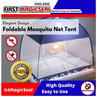 1stMagicSeal - Foldable Mosquito Net Bed Tent Kelambu Nyamuk Jaring Nyamuk