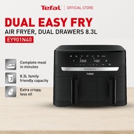 Tefal Dual Easy Fry, Air Fryer, 8.3 L Dual Drawers EY901N40