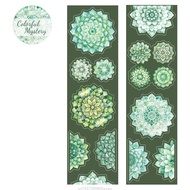 【Exclusive Limited Edition】 1 Roll Flower Sticker PET Adhesive Floral Aesthetic Sticker Waterproof D