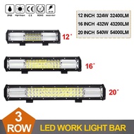 สปอร์ตไลท์ led 12v รถยนต์ หลอดไฟ สปอร์ตไลท์ led รถยนต์ 540 W 20 " Cree Chips ไฟ Led Light Bar 12V 24