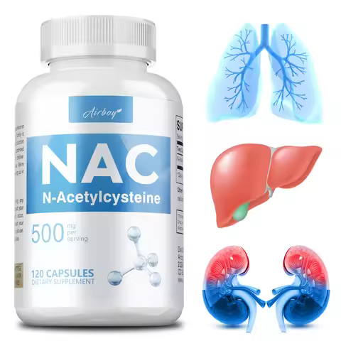NAC Supplement - N-Acetylcysteine - Antioxidant, Promotes Liver and Kidney Detoxification, Support S