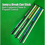 57 Inch 2-Piece Pool Cue Stick Set with Anti-Slip Glove & Carry Bag | Kayu Maple Billiard Cue Berkua