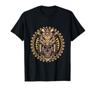 Aztec Face Mask Warrior Culture Nation Archeology Maya Gift T-Shirt