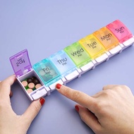 medicine pill box pill box Pill Box Portable 7 Days a Week Seven Days 7 Days Weekly Medicine Pill Pi