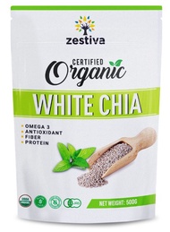 Zestiva Organic Black Chia Seeds 500g