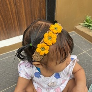 Knitted Flower Headband Handmade Crochet Flower Headband Crochet Bandana Hairband Crochet