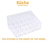 KUCHE Household Beauty Makeup Display Multilayer Stand Clear Acrylic Cosmetic Organizer Makeup Case 