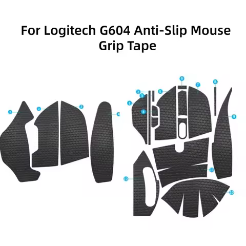 For Logitech G604 Multi-Color Anti-Slip Grip Tape Sweat-Resistant Gaming Mouse Accessory ，for PC Lap