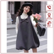 Feminine Zuly lady's dress, easy to mix and match bow tie dress D79