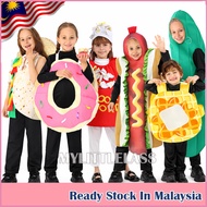 MYLITTLELASS Kids Funny Foodie Costume Set Coffee, Taco, Donut, Popcorn, Waffle & Pickle Dress-Up Ou