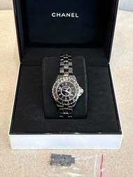二手 Chanel J12 黑色陶瓷腕錶33mm
