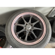 Racing Yusta Sport rim 15 inch used condition price include 4rims