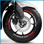 1 set mags decals mio i 125 rim sticker for motorcycle hub