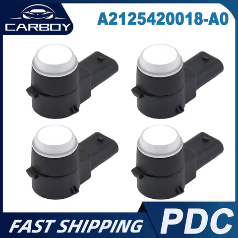 1/4PCS White PDC Parking Sensor For Mercedes Benz A B C E SCLASS C250 C300 C350 C63 AMG SLK250 A2125