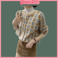 Youngmiss KOREAN KNITTED CARDIGAN OUTER SWEATHER KOREAN WOMEN'S SWEATER PREMIUM KNITTED MATERIAL