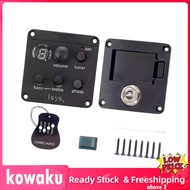 Kowaku hệ thống khuếch đại âm thanh cho guitar Equalizer Tuner Pickup Guitar Preamp cho guitar dân g