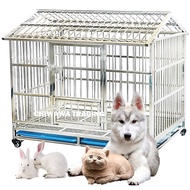 CGF1 CGR1 Stainless Steel Pet Dog Cat Rabbit Cage Crate House Home / Rumah Haiwan Anjing Kucing Sang