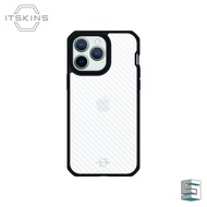 ITSKINS Hybrid_R // Tek Case for iPhone 14 Plus & 14 Pro Max (6.7) Black