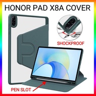 Honor Pad X8A 11inch Transparent Acrylic Pen Slot Cover Honor PadX8A Protector Casing