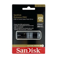SanDisk - 256GB 高速 Extreme PRO USB 3.2 固態隨身碟 SDCZ880-256G