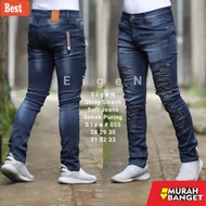 Latest riped jeans - MEN'S LONG JEANS DENIM BIKER OUTSIDER TEARS NOT TRANSLUCENT